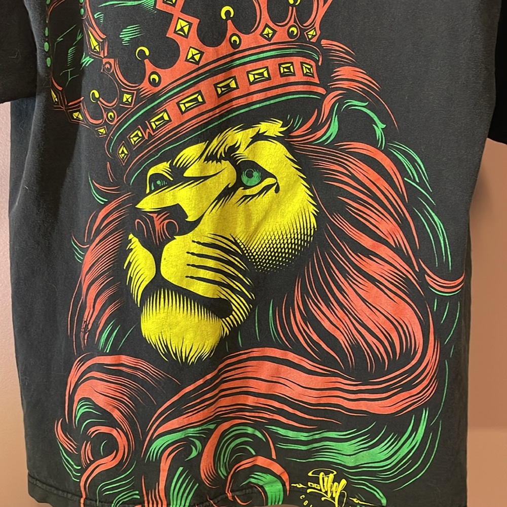 Authentic Ogabel of collection Rasta lion shirt - Picture 2 of 7